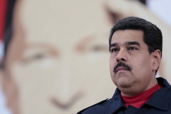 Venezuela's President Nicolas Maduro attends a meeting with members of Venezuela's United Socialist Party (PSUV) in Caracas, in this handout picture provided by Miraflores Palace on January 29, 2016. Picture taken on January 29, 2016. REUTERS/Miraflores Palace/Handout via Reuters ATTENTION EDITORS - THIS PICTURE WAS PROVIDED BY A THIRD PARTY. REUTERS IS UNABLE TO INDEPENDENTLY VERIFY THE AUTHENTICITY, CONTENT, LOCATION OR DATE OF THIS IMAGE. THIS PICTURE IS DISTRIBUTED EXACTLY AS RECEIVED BY REUTERS, AS A SERVICE TO CLIENTS. FOR EDITORIAL USE ONLY. NOT FOR SALE FOR MARKETING OR ADVERTISING CAMPAIGNS. THIS IMAGE HAS BEEN SUPPLIED BY A THIRD PARTY. IT IS DISTRIBUTED, EXACTLY AS RECEIVED BY REUTERS, AS A SERVICE TO CLIENTS