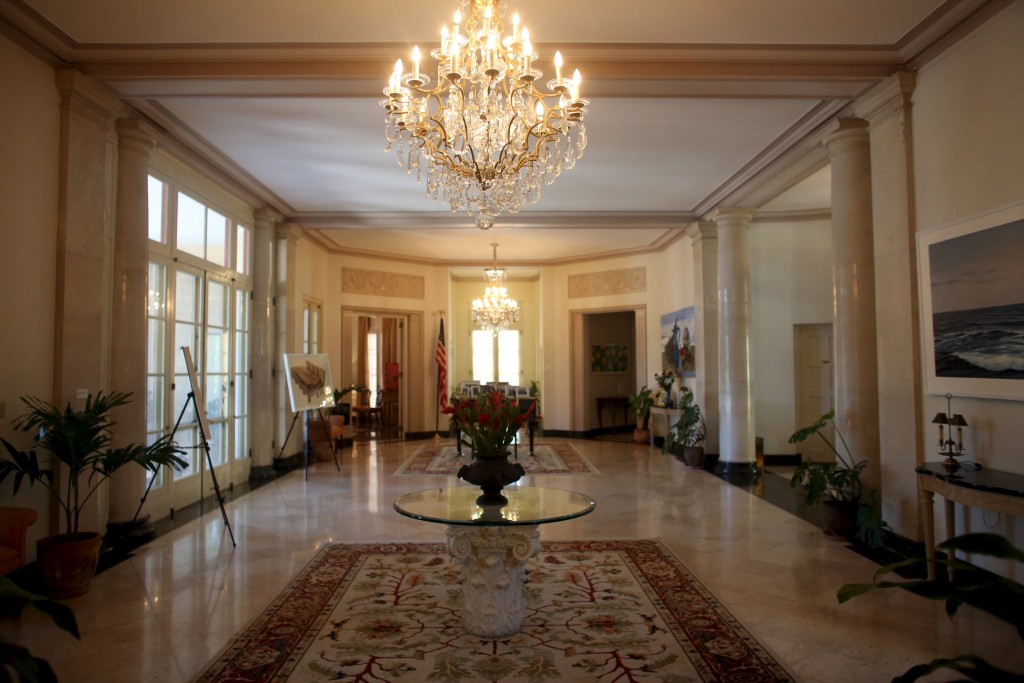 A hall is seen inside the U.S. ambassadorial residence, where U.S. President Obama and his family are scheduled to stay during their visit to Cuba, in Havana