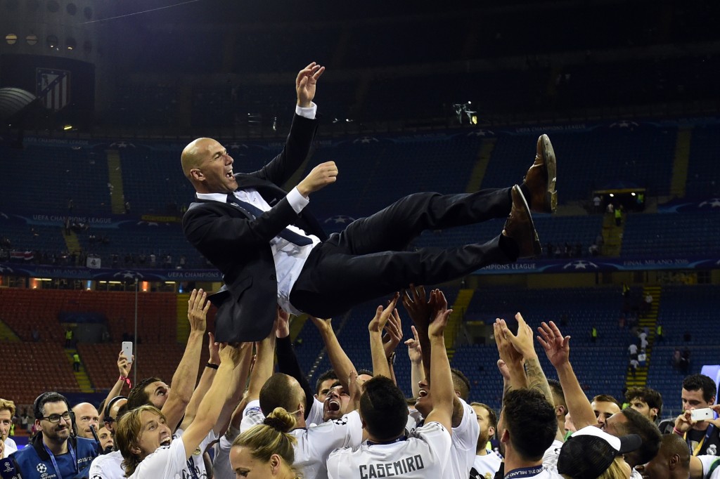 Zinedine Zidane Real Madrid Liga de Campeones 2016 Version Final