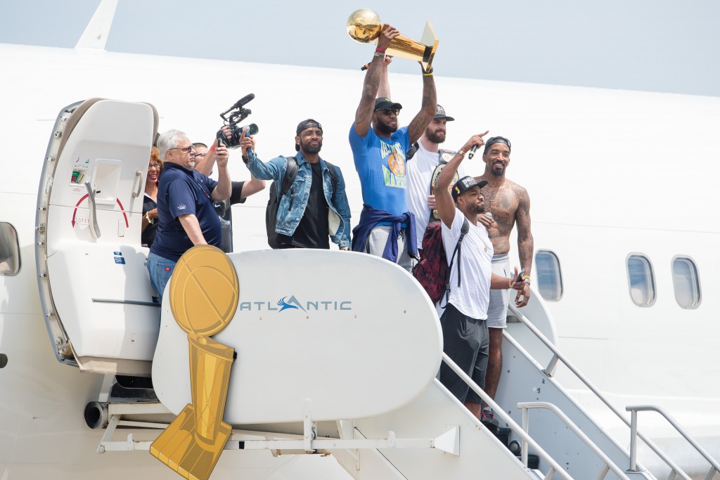 2016 NBA Champion Cleveland Cavaliers Airport Arrival