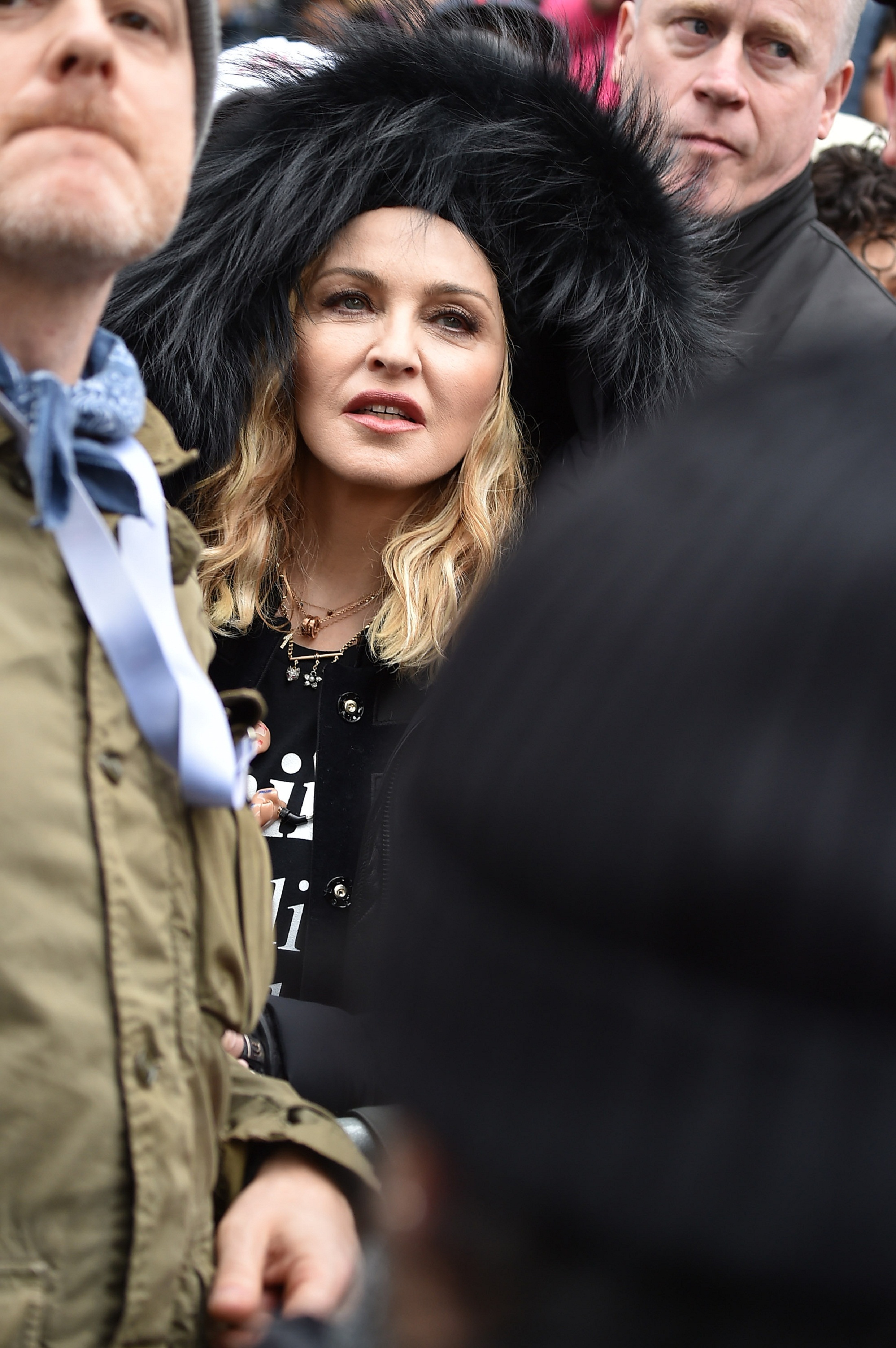 WASHINGTON, DC - JANUARY 21: Madonna attends the Women's March on Washington on January 21, 2017 in Washington, DC.   Theo Wargo/Getty Images/AFP