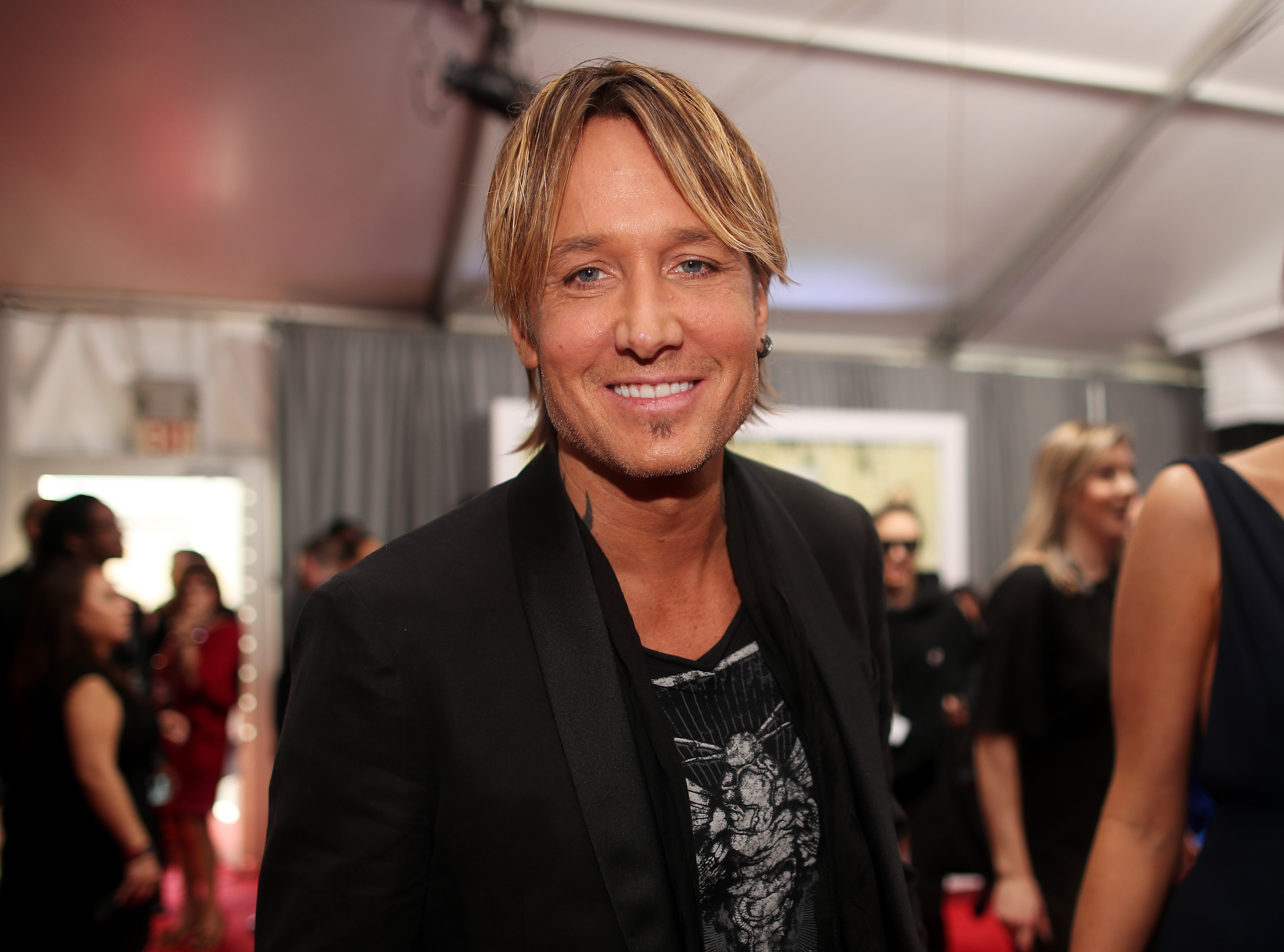 LOS ANGELES, CA - FEBRUARY 12: Musician Keith Urban attends The 59th GRAMMY Awards at STAPLES Center on February 12, 2017 in Los Angeles, California. Christopher Polk/Getty Images for NARAS/AFP