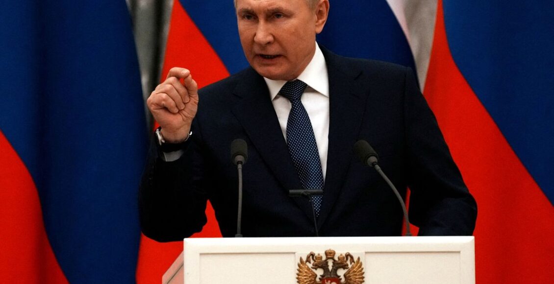 Putin en declaraciones desde el Kremlin